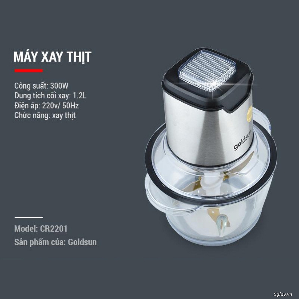 Máy xay thịt Goldsun - 3