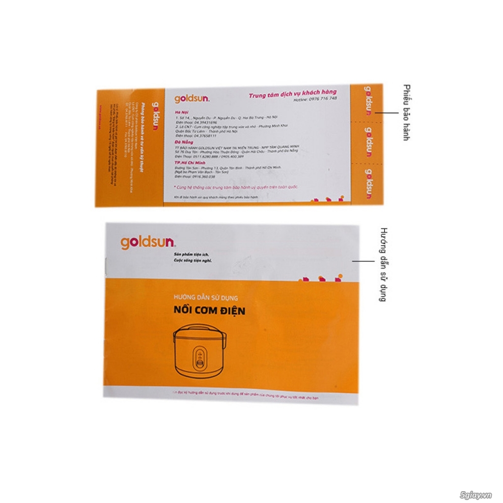 Xả kho nồi cơm điện Goldsun 1.2lit - 3