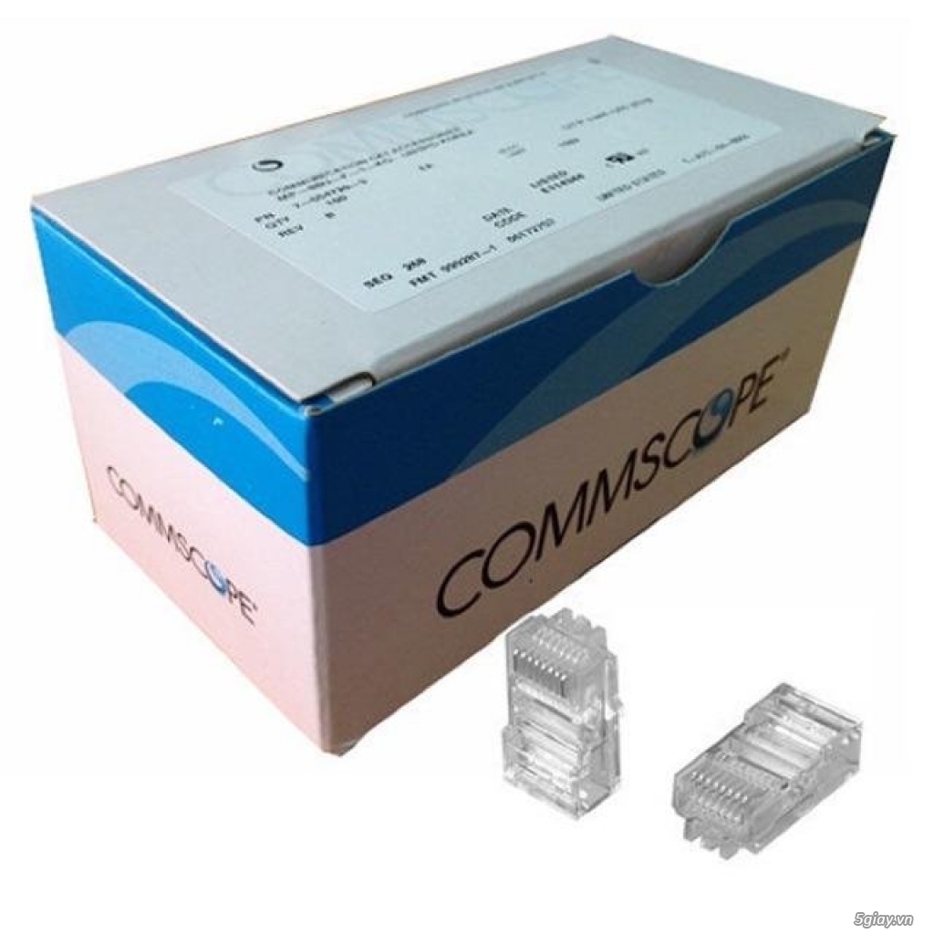 HẠT MẠNG COMMSCOPE MP-6AS MODULAR PLUG, CATEGORY 6, SH