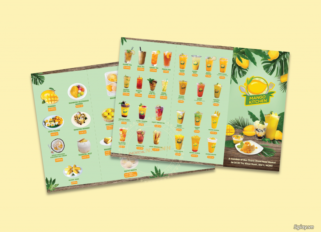 Tại sao phải cần in menu - thực đơn - 5