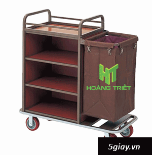 xe đẩy dọn buồng khách sạn