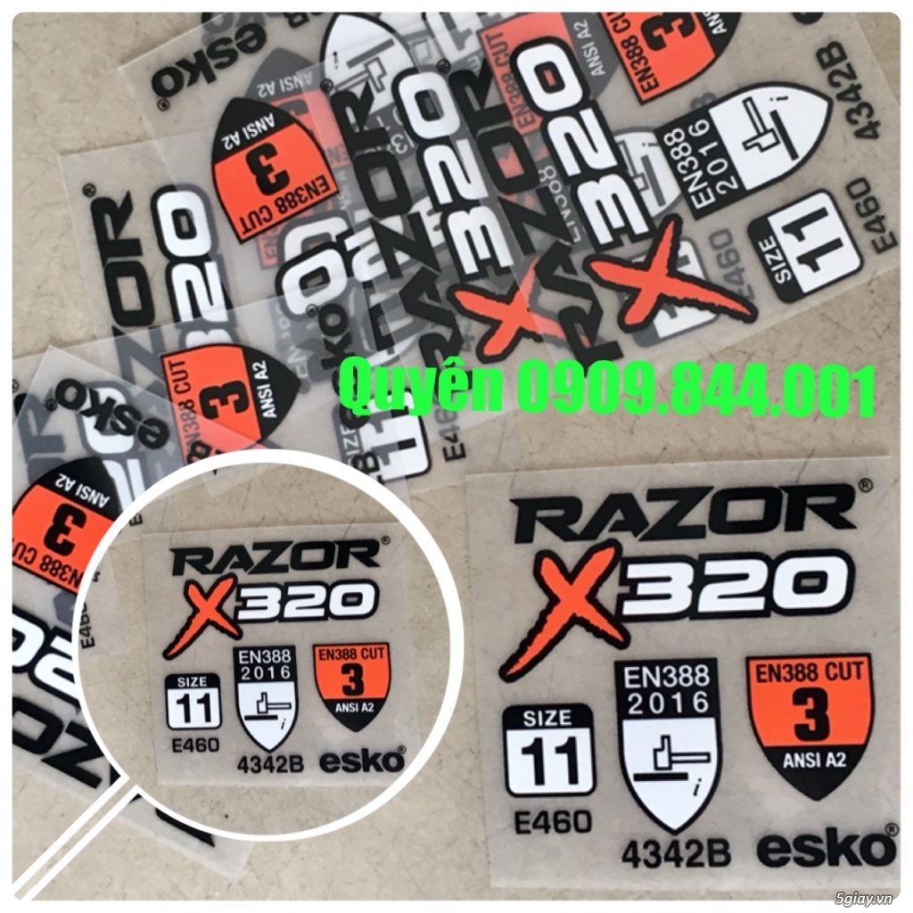 Nhãn ép nhiệt ( tem mác ép nhiệt)