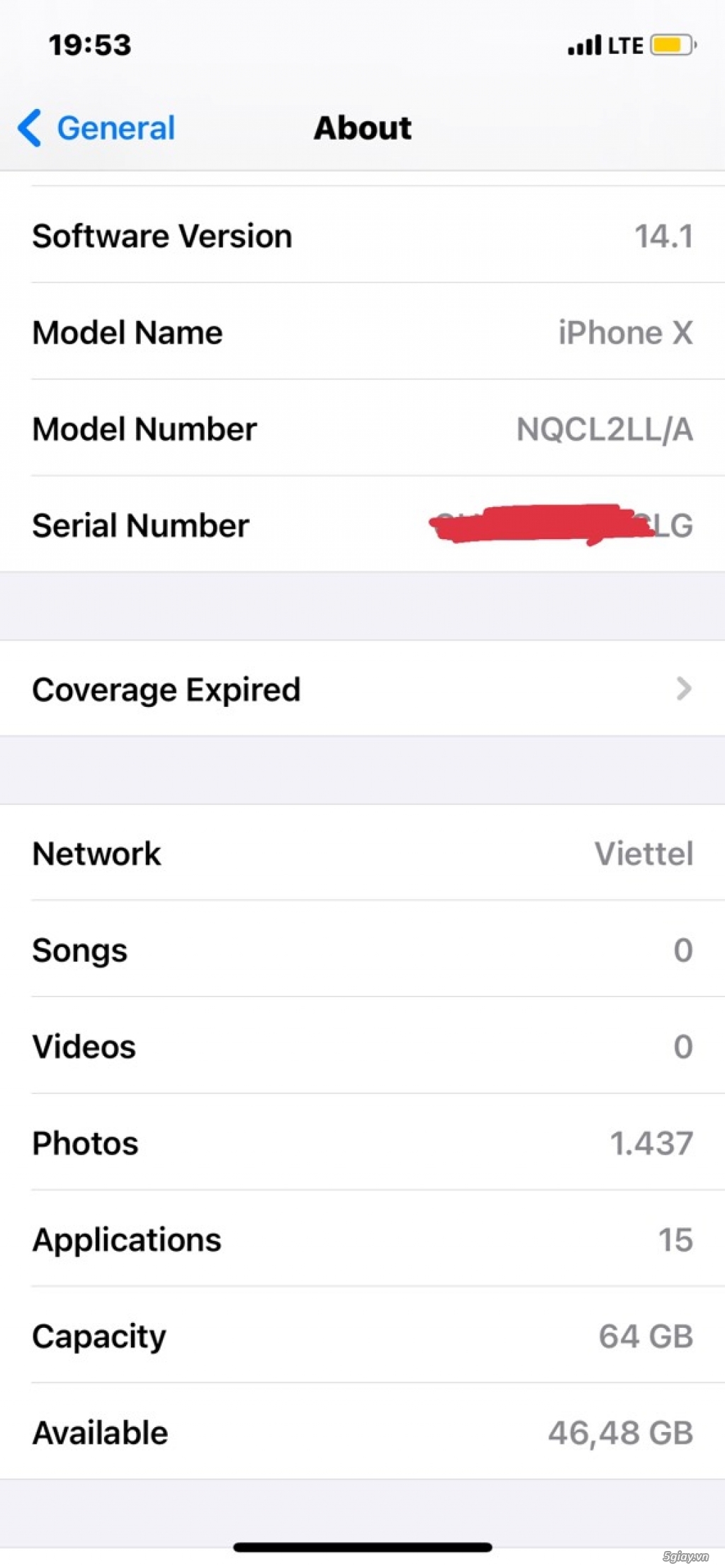 Cần bán iphone x64GB QT - 2