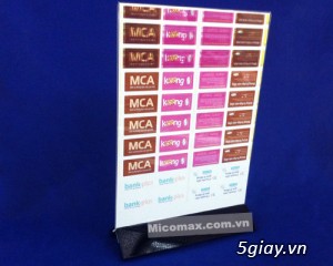 Bảng báo giá menu mica để bàn năm 2020 - 8