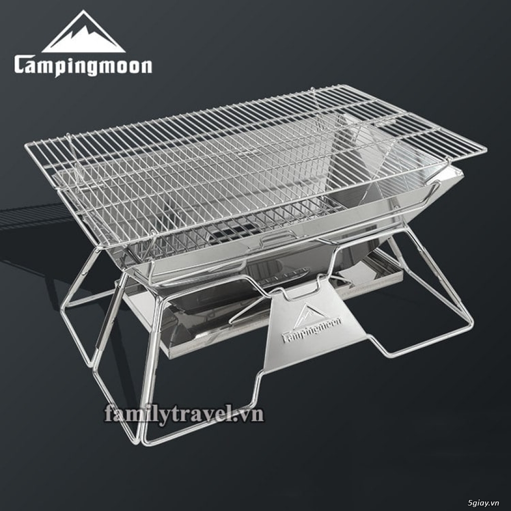 Bếp nướng than hoa du lịch campingmoon mt03 cao cấp