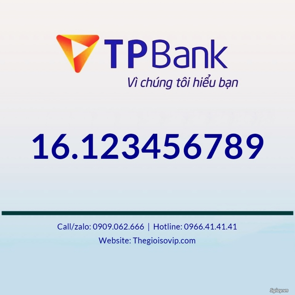 Bán số tài khoản đẹp vip ngân hàng Tpbank bát quý sảnh rồng - 18