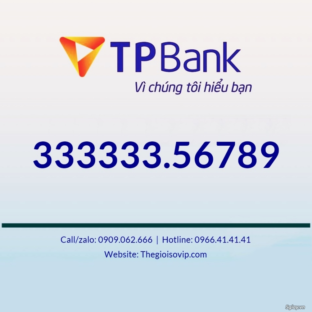 Bán số tài khoản đẹp vip ngân hàng Tpbank bát quý sảnh rồng - 3