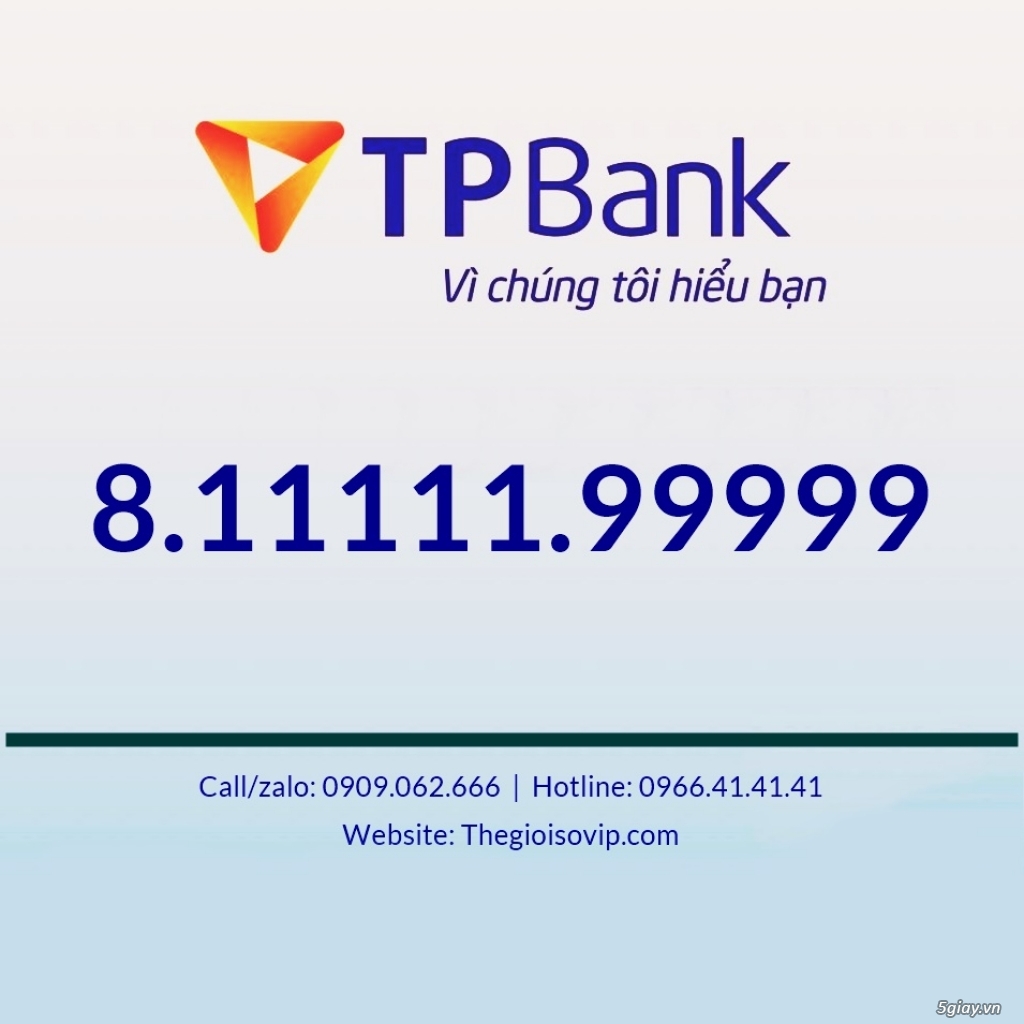 Bán số tài khoản đẹp vip ngân hàng Tpbank bát quý sảnh rồng - 41