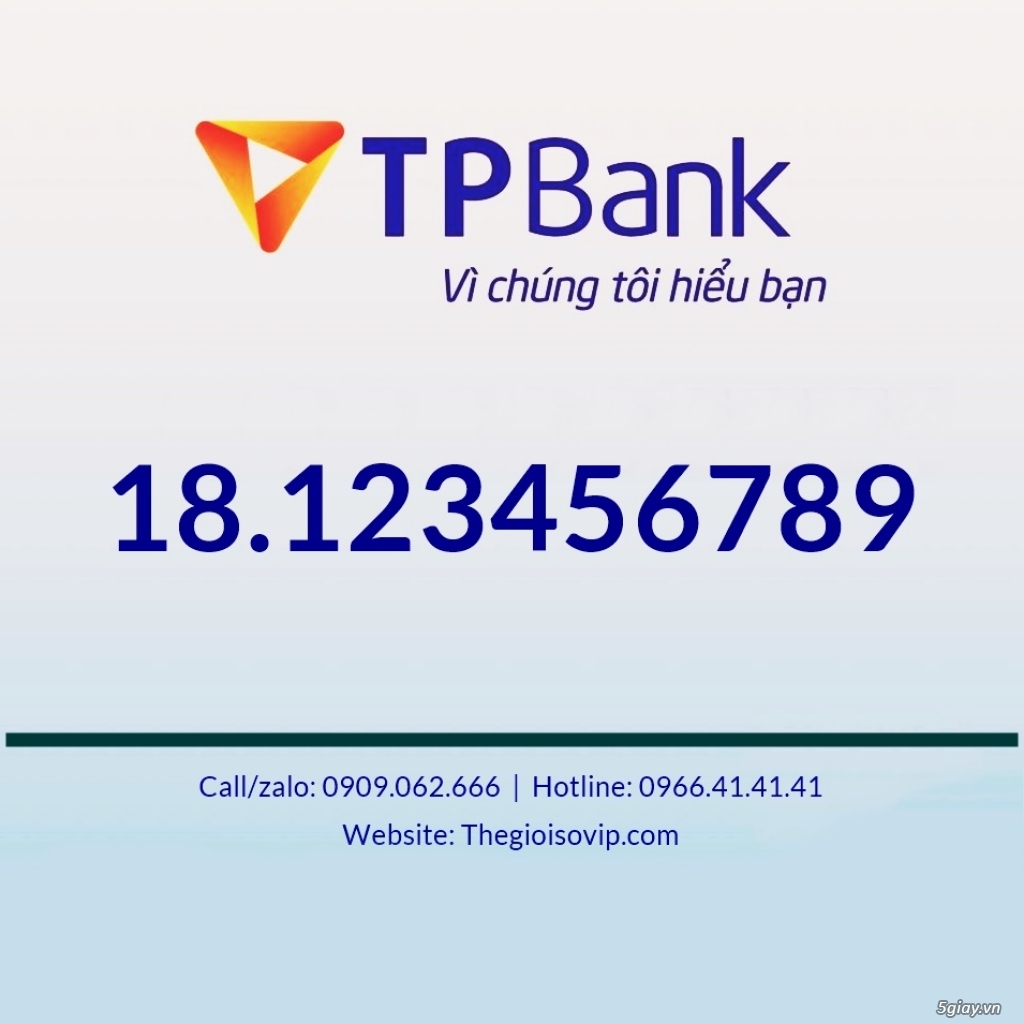 Bán số tài khoản đẹp vip ngân hàng Tpbank bát quý sảnh rồng - 15