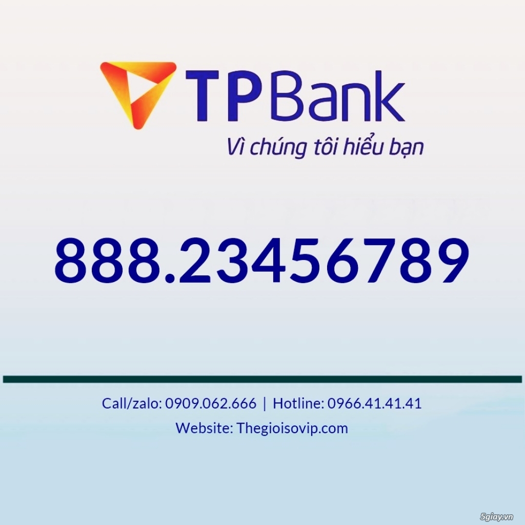 Bán số tài khoản đẹp vip ngân hàng Tpbank bát quý sảnh rồng - 9