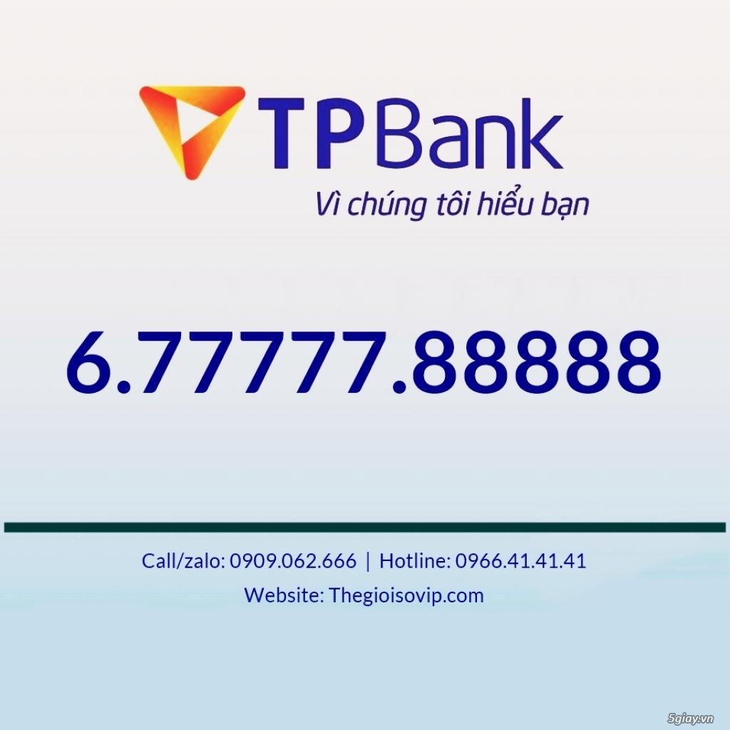 Bán số tài khoản đẹp vip ngân hàng Tpbank bát quý sảnh rồng - 36