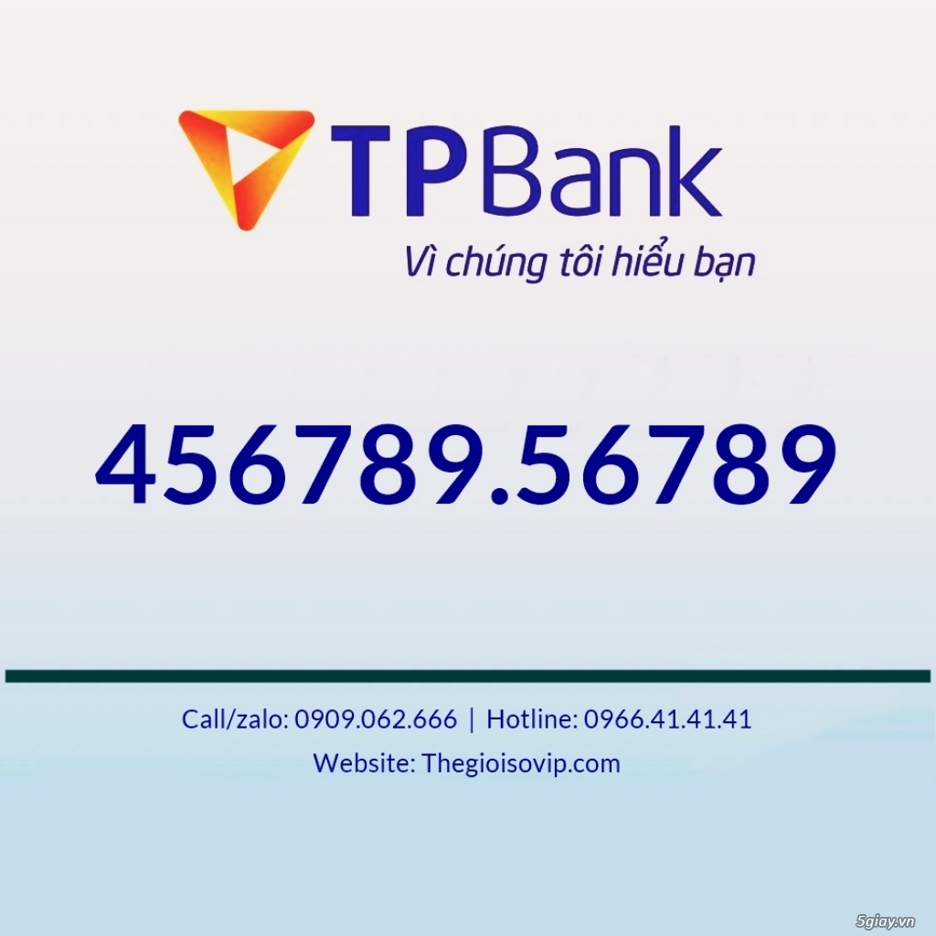 Bán số tài khoản đẹp vip ngân hàng Tpbank bát quý sảnh rồng - 5
