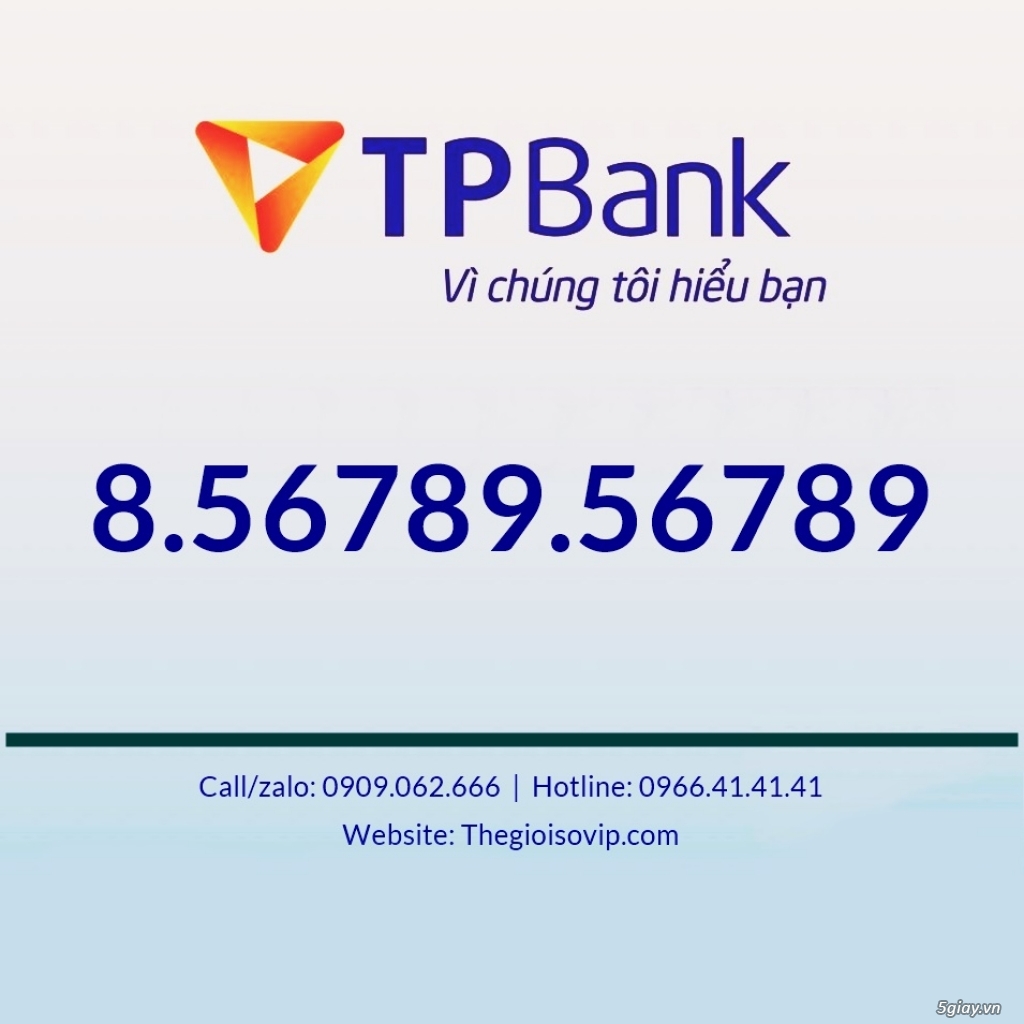 Bán số tài khoản đẹp vip ngân hàng Tpbank bát quý sảnh rồng - 2
