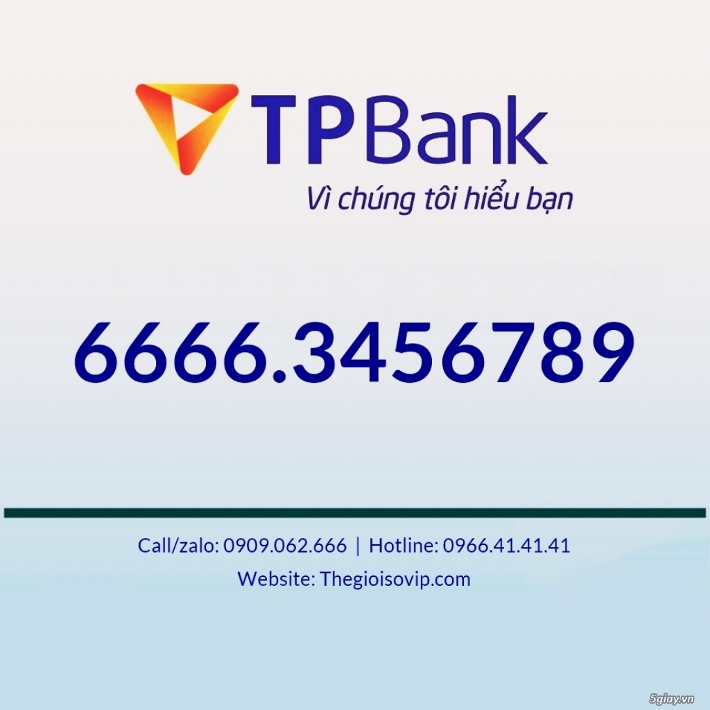 Bán số tài khoản đẹp vip ngân hàng Tpbank bát quý sảnh rồng - 8