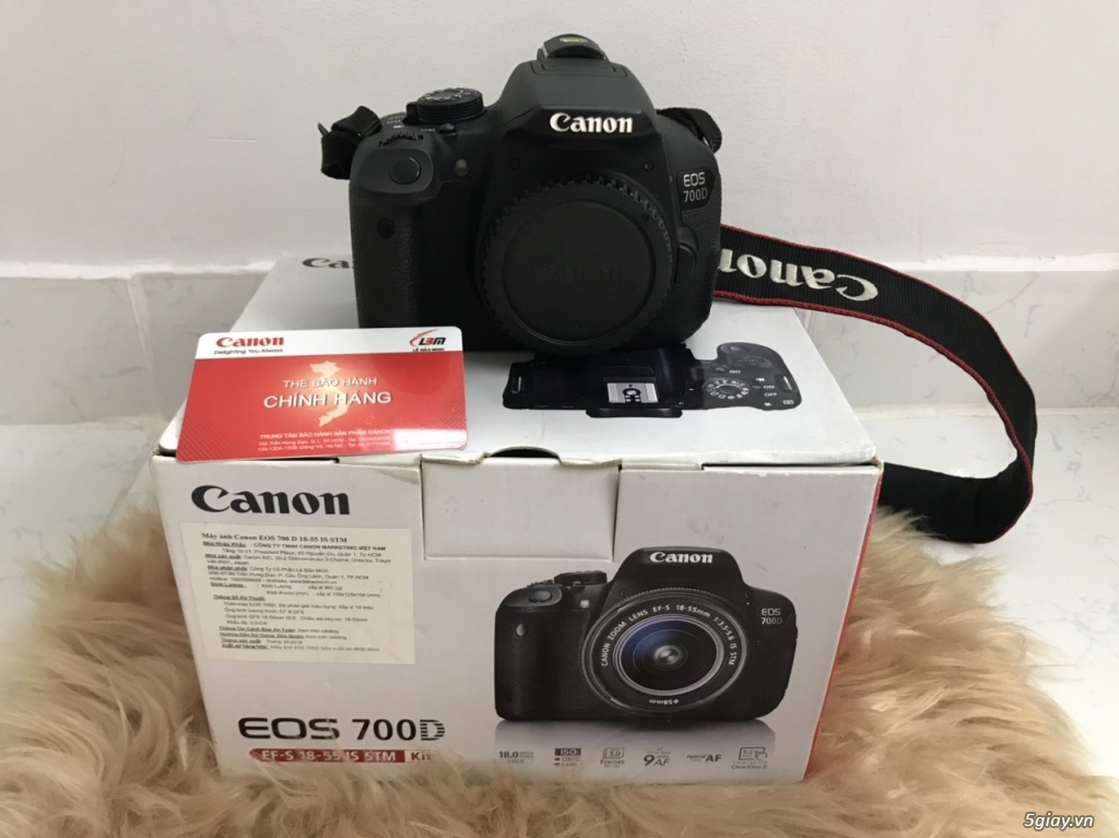 Cần bán Canon 700D + Lens kit 18-55 STM + Lens Tamron 24-135, full box - 3