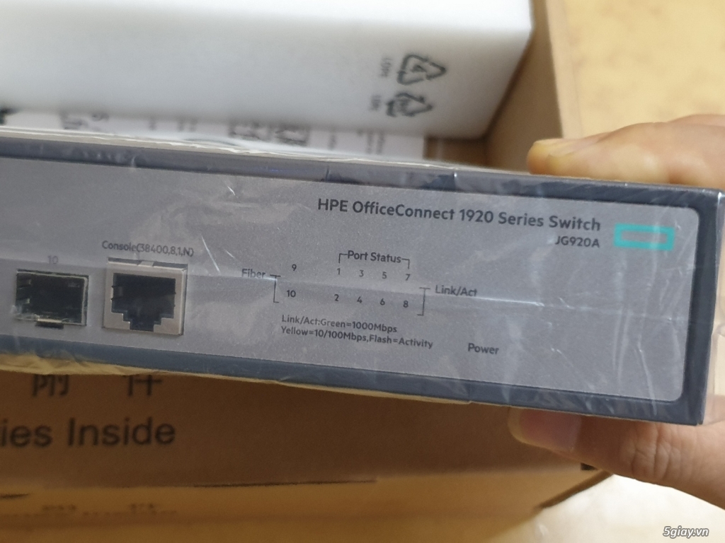 HCM: dư dùng bán switch HPE 1920-8G Gigabit full box