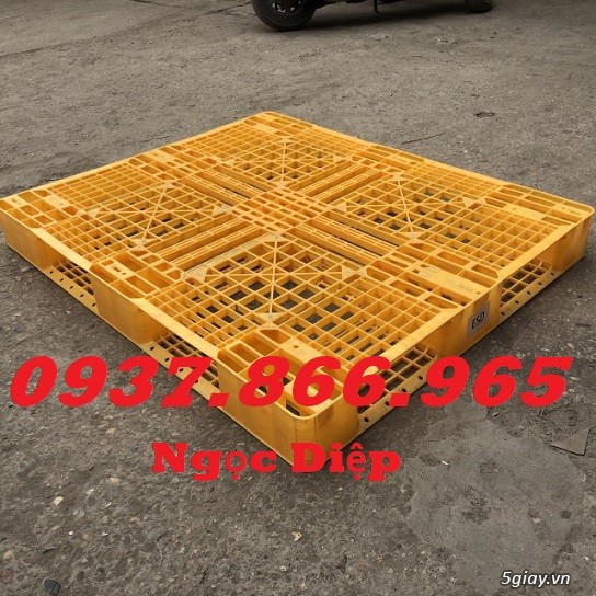 Pallet nhựa nâng hàng, pallet nhựa kê hàng, pallet nhựa một mặt
