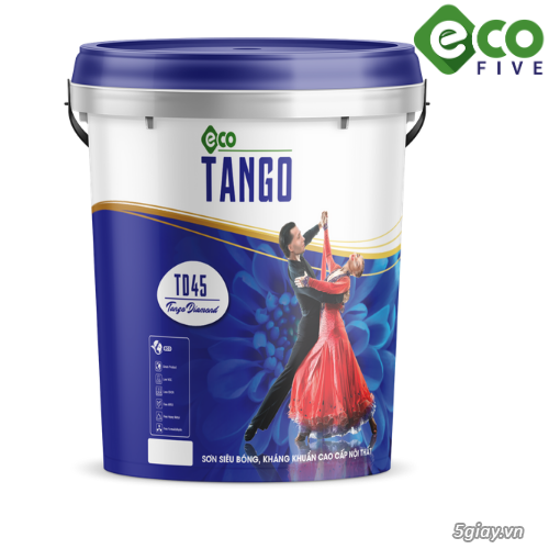 Sơn siêu bóng kháng khuẩn cao cấp ECO TANGO TD45 - 2