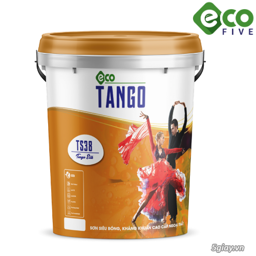 Sơn bóng ngoại thất kháng khuẩn Eco Tango - 2