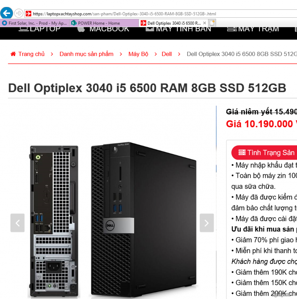 Cần Bán Thùng i5-7500, ram 2 x 8GB, H110, SSD + VGA ...