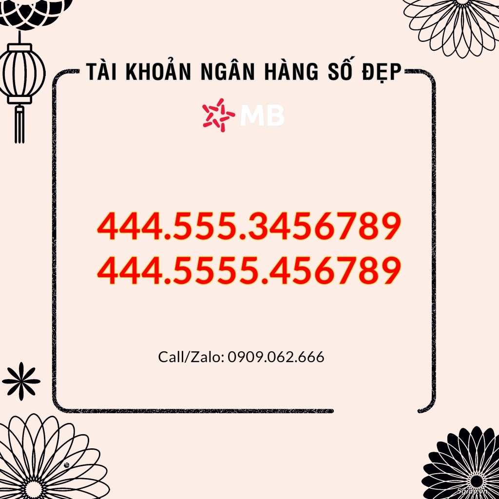 Tài khoản ngân hàng số đẹp vip mbbank ngân hàng quân đội - 24