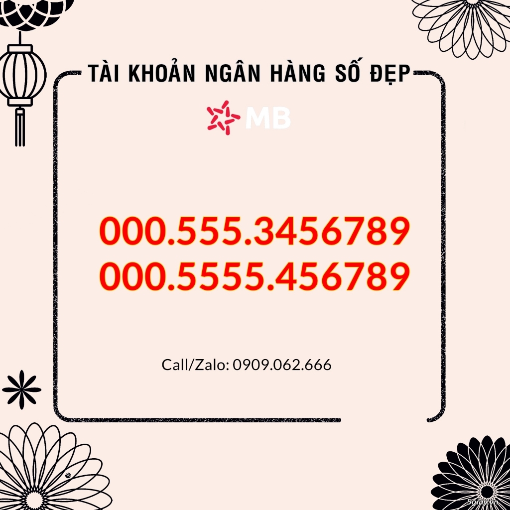 Tài khoản ngân hàng số đẹp vip mbbank ngân hàng quân đội - 22