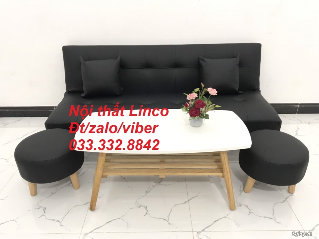 Bộ ghế sofa bed, sofa giường phòng khách giá rẻ Nội thất Linco HCM tphcm - 2