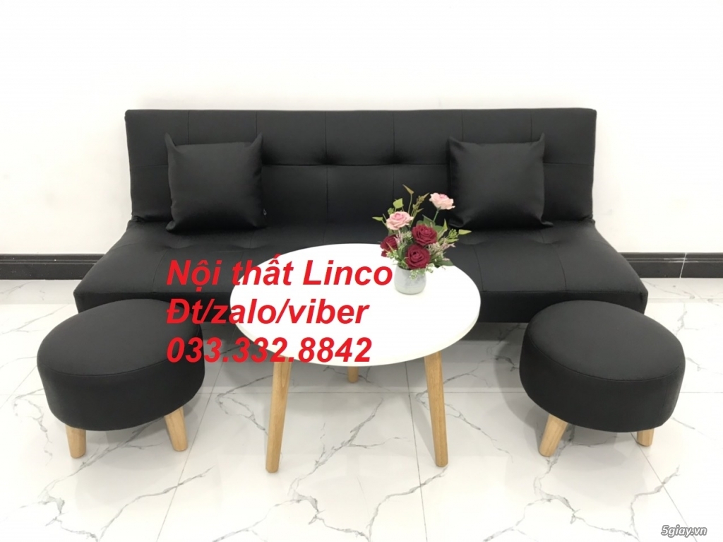 Bộ ghế sofa bed, sofa giường phòng khách giá rẻ Nội thất Linco HCM tphcm - 3