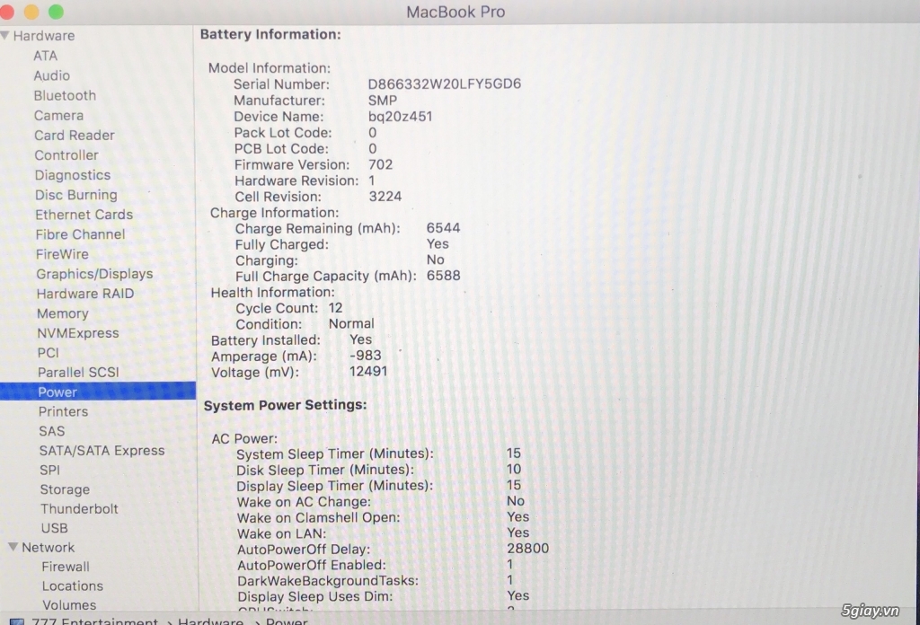 [BÁN] Macbook Retina 13'' -2015 - MF839 Core I7 8GB 128GB - Cũ - 4