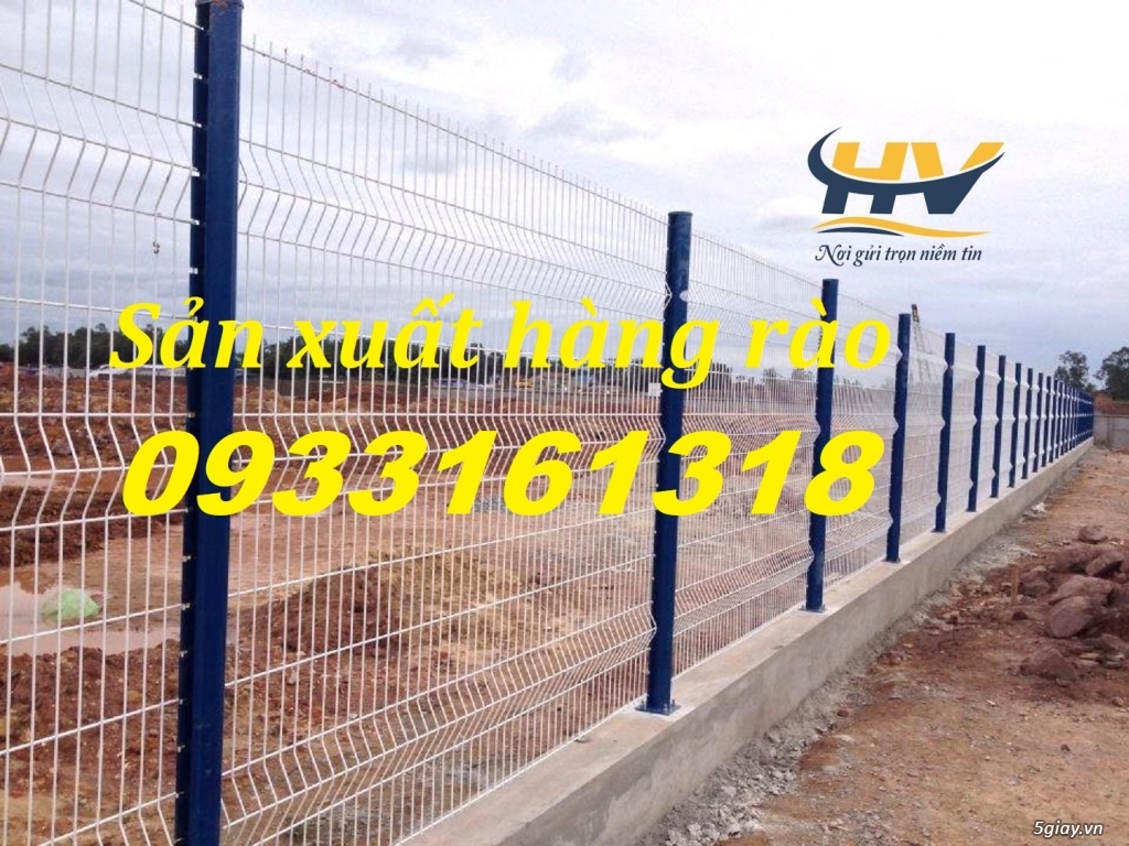 Hàng rào lưới thép hàn, hàng rào mạ kẽm, hàng rào chấn sóng - 2