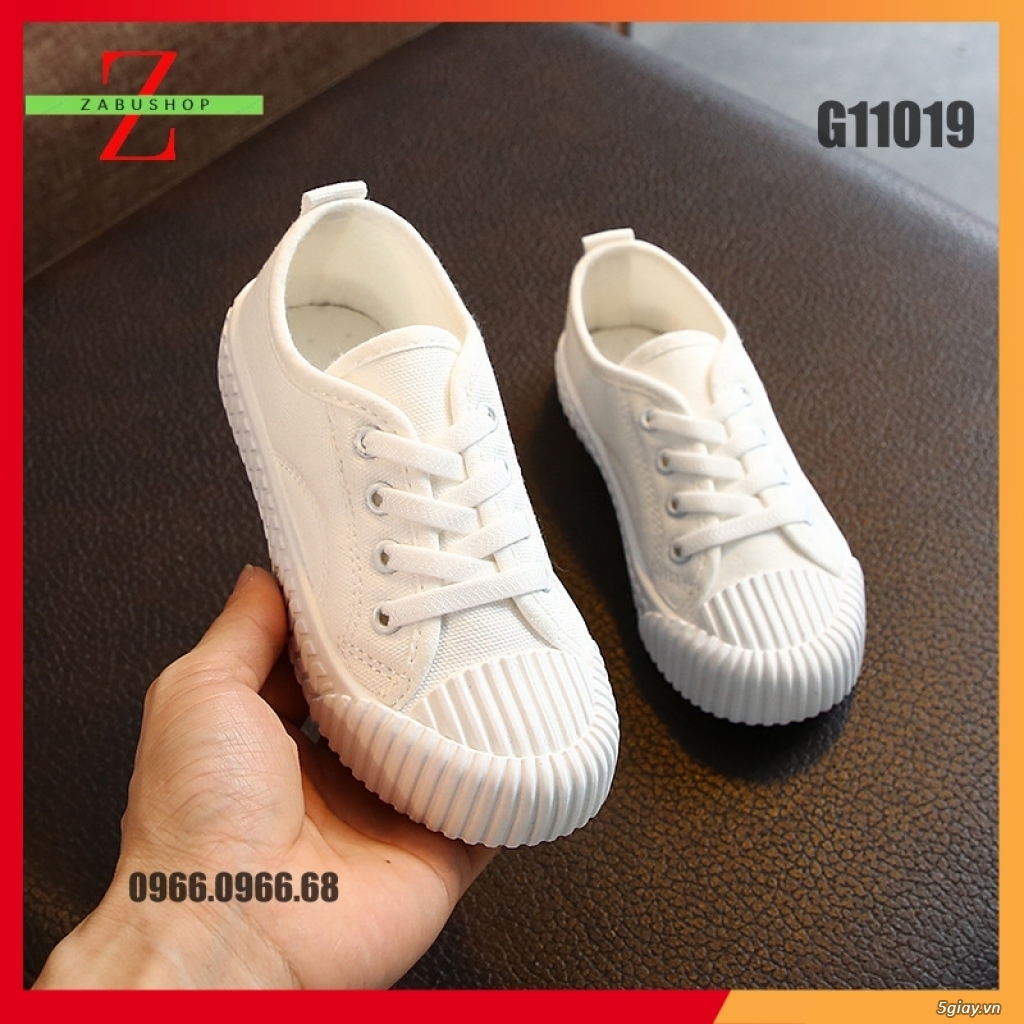 Giày Thể Thao Cho Trẻ Em Giày Vải Mũi Vỏ Sò Size 26-36 - 2