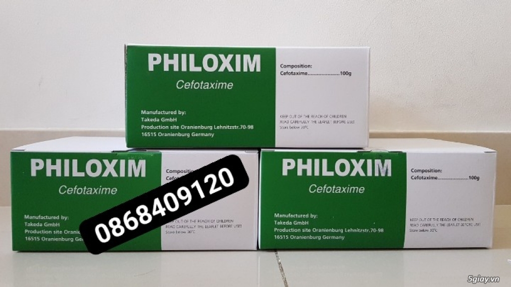 PHILOXIM || CEFO ĐỨC chai 100g đặc trị các bệnh về gan tụy do vi khuẩn