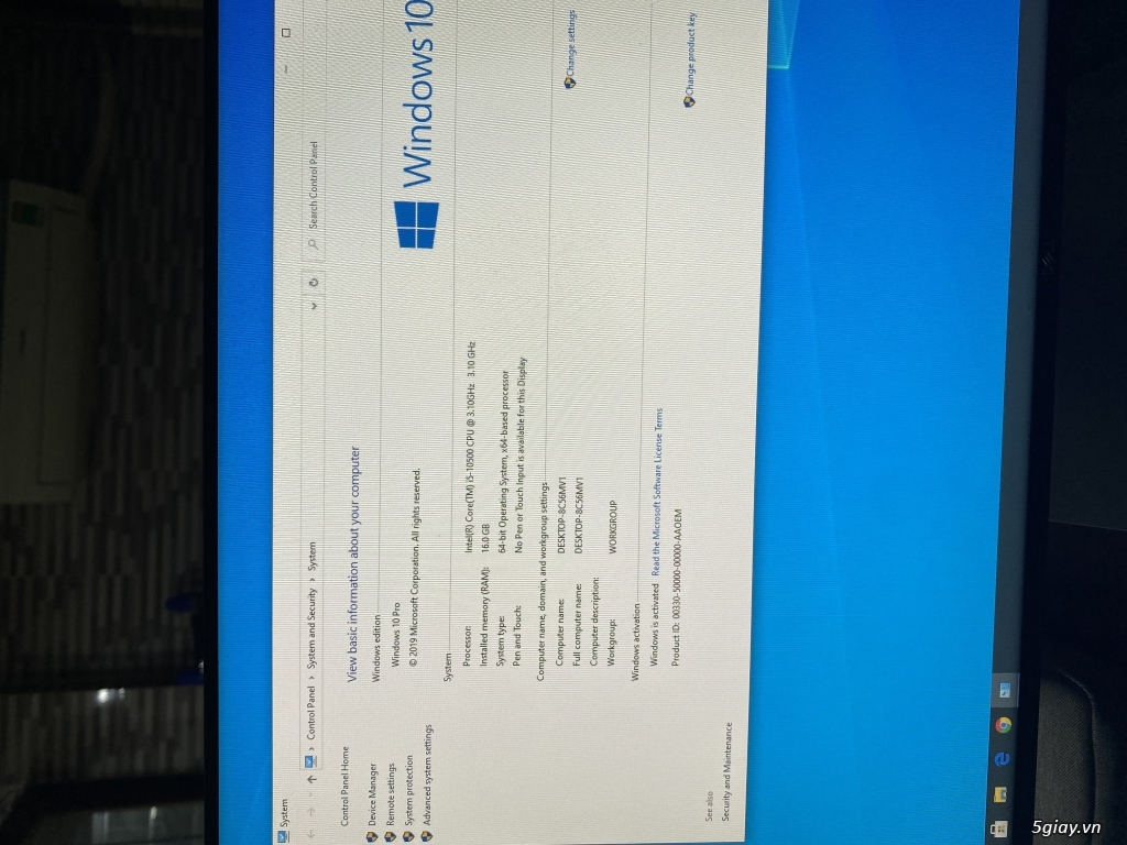 Bán Máy core i5 thế hệ 10 , mới mua phong vũ - 4