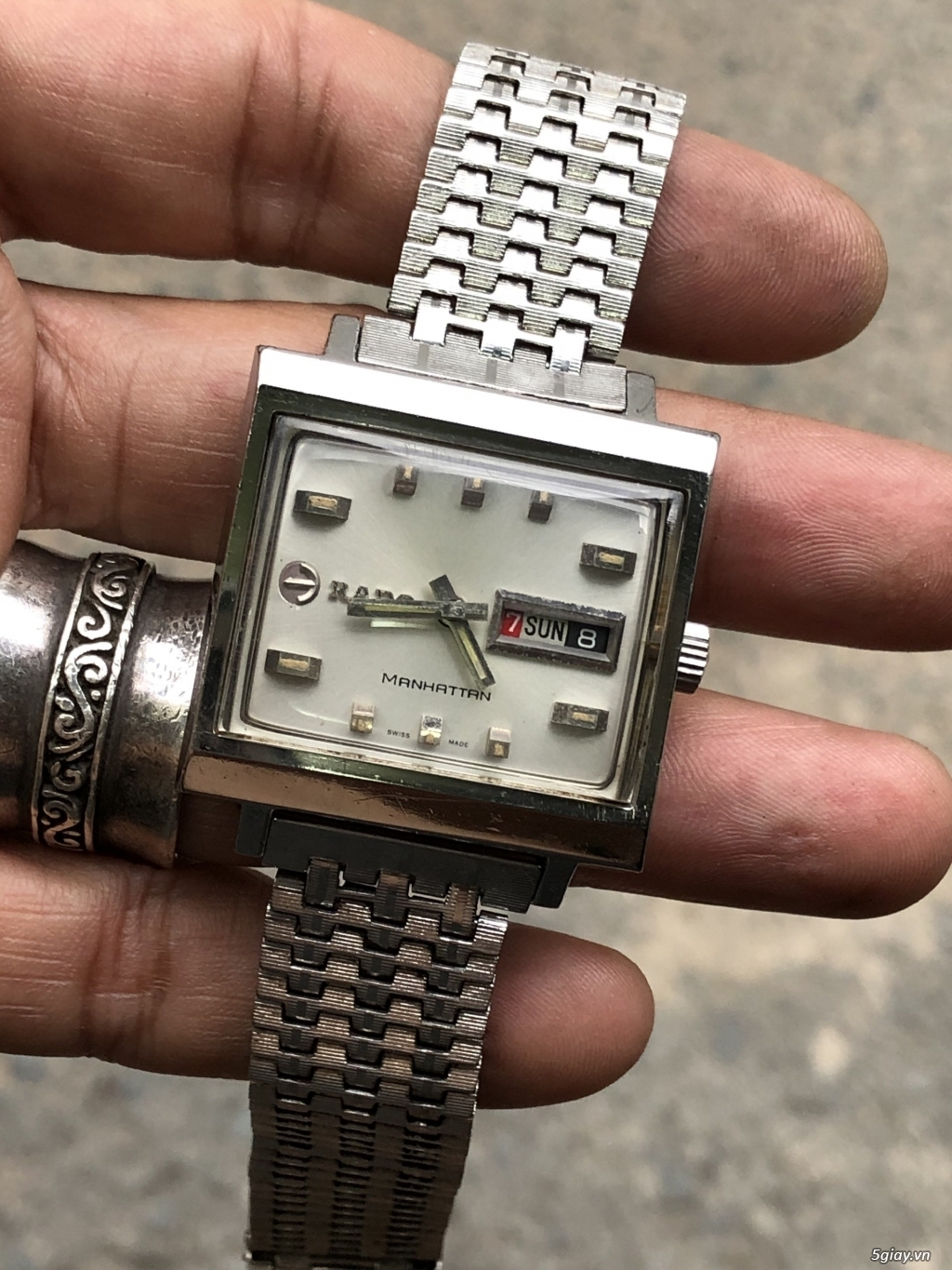 Đồng hồ Rado Manhattan trắng - 7
