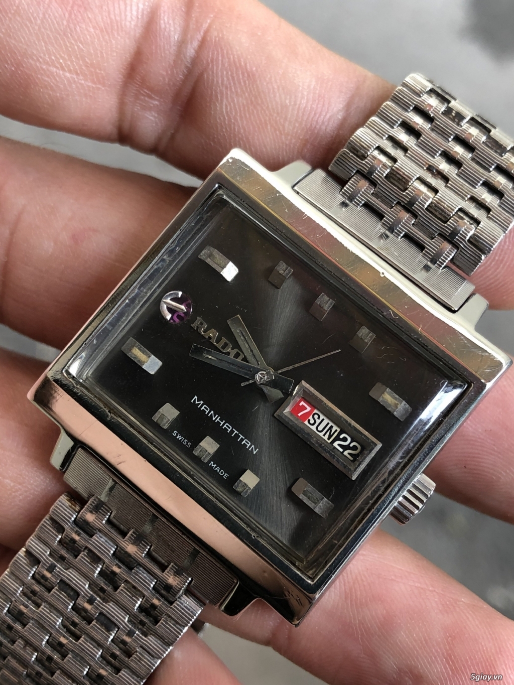 Đồng hồ Rado Manhattan đen - 8