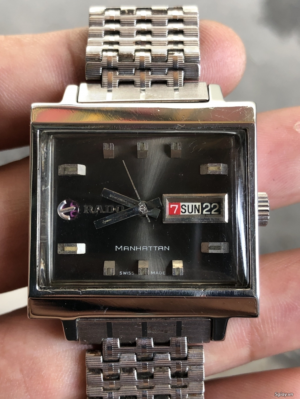 Đồng hồ Rado Manhattan đen - 7