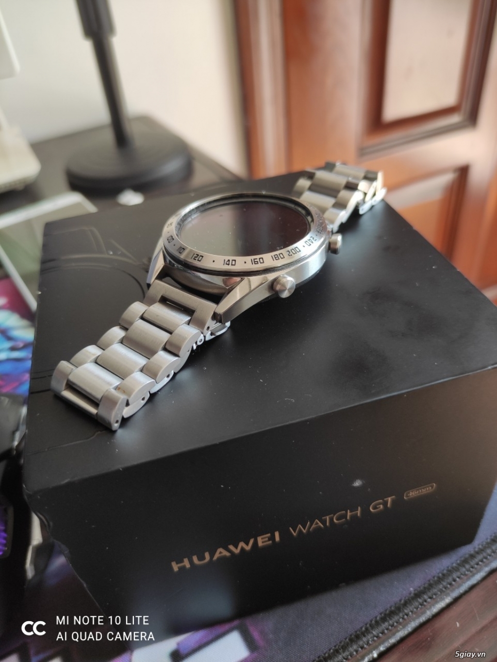 Huawei Watch GT 46mm Bản Classic dây thép fullbox- Samsung Fit trắng - 4