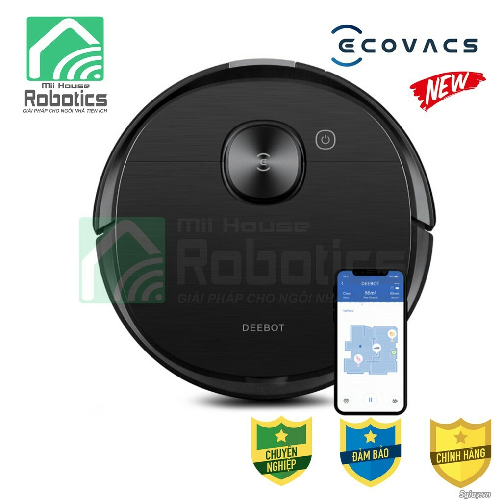 Ecovacs DEEBOT T8 AIVI: Robot Hút Bụi + lau nhà - 3