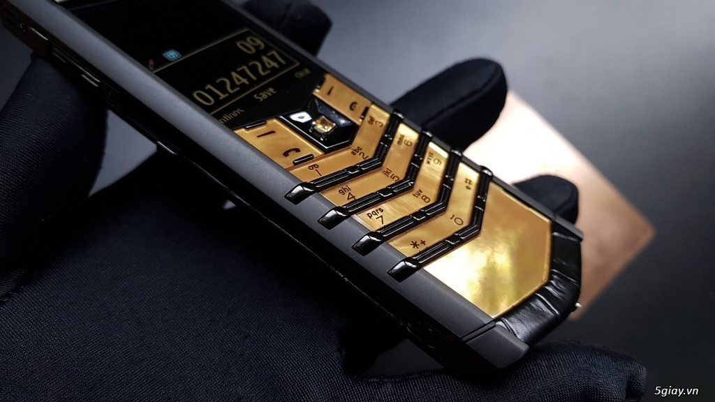 Vertu Signature S Aligator Black Limited Full Box