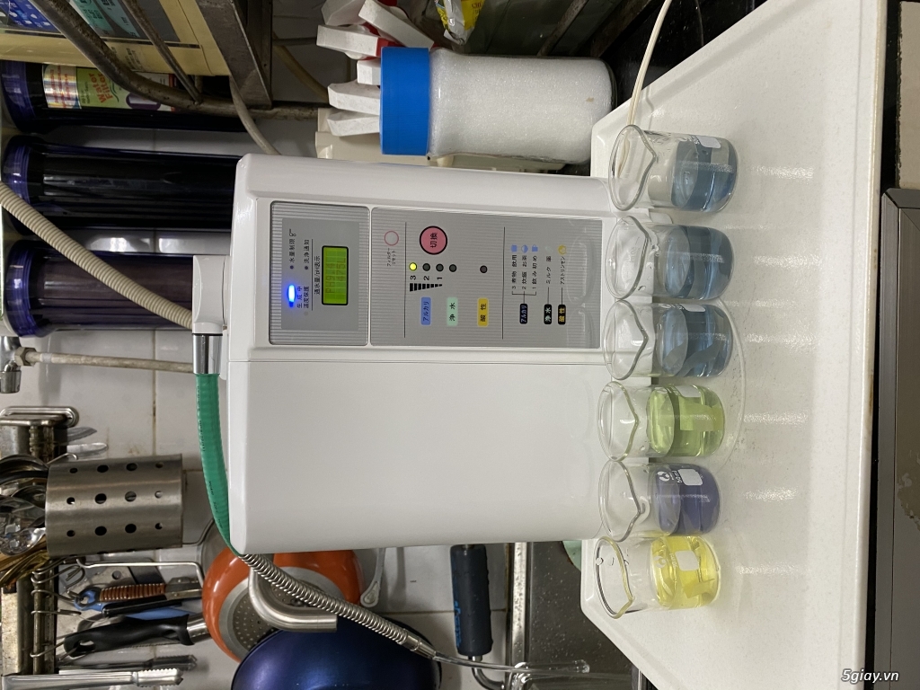 Máy tạo nước pH - ION kiềm hóa (nước điện giải Alkanline), lọc nước Hàng từ Nhật Bản - 6