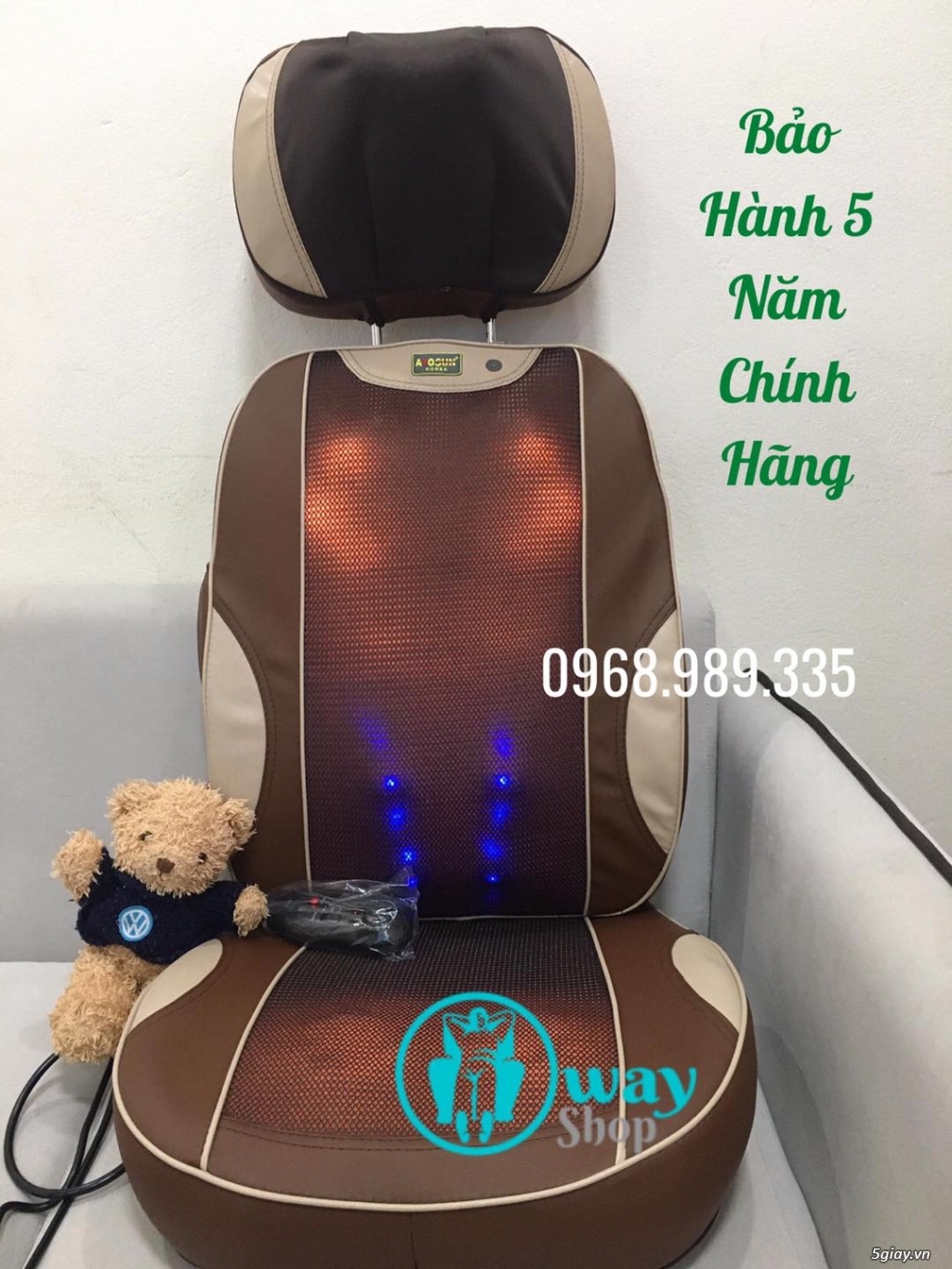 Đệm massage Hàn Quốc ayosun 5ds chính hãng bảo hành 5 năm