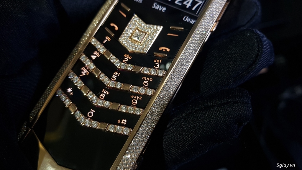 Vertu Signature S Full Gold Full Diamond - 1