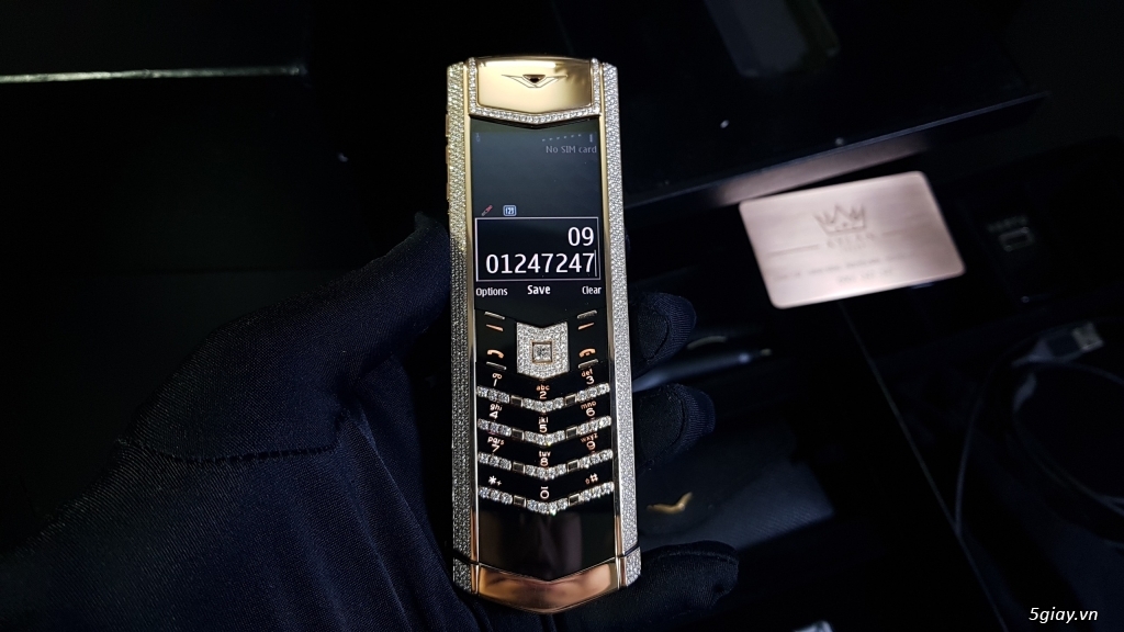 Vertu Signature S Full Gold Full Diamond - 2