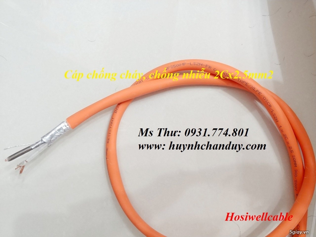 Cáp tín hiệu chống cháy IF lõi 2Cx1.0mm - 3