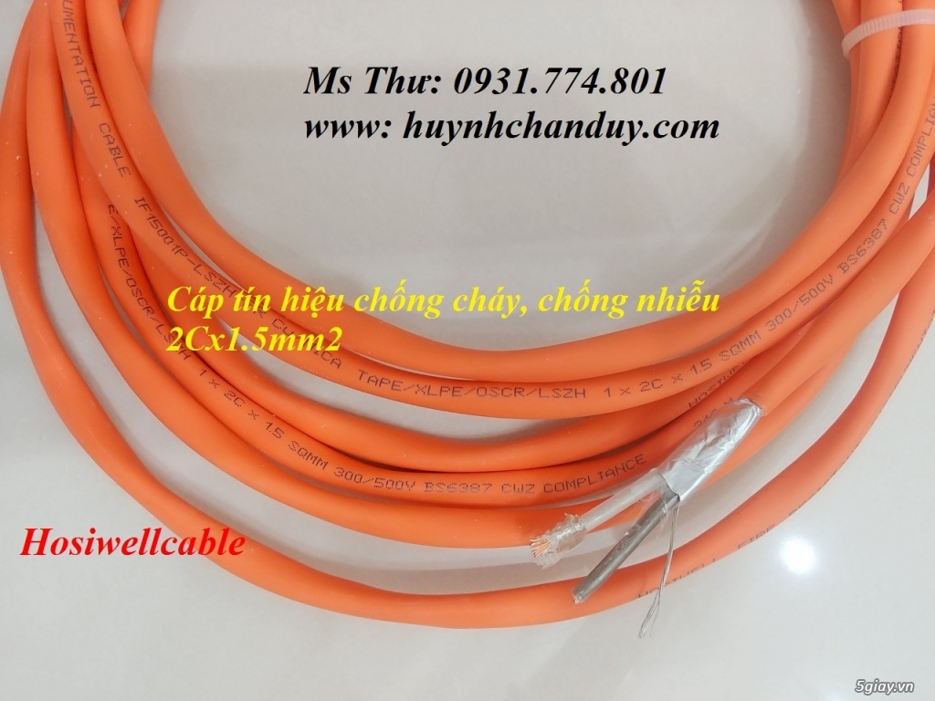 Cáp tín hiệu chống cháy IF lõi 2Cx1.0mm - 4