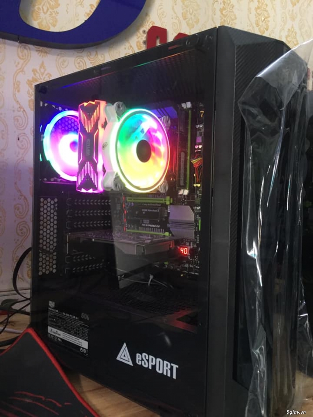 Thung E5-2670   8core .16theard  16g.ssd 128g gtx1050ti 4gd5 case new