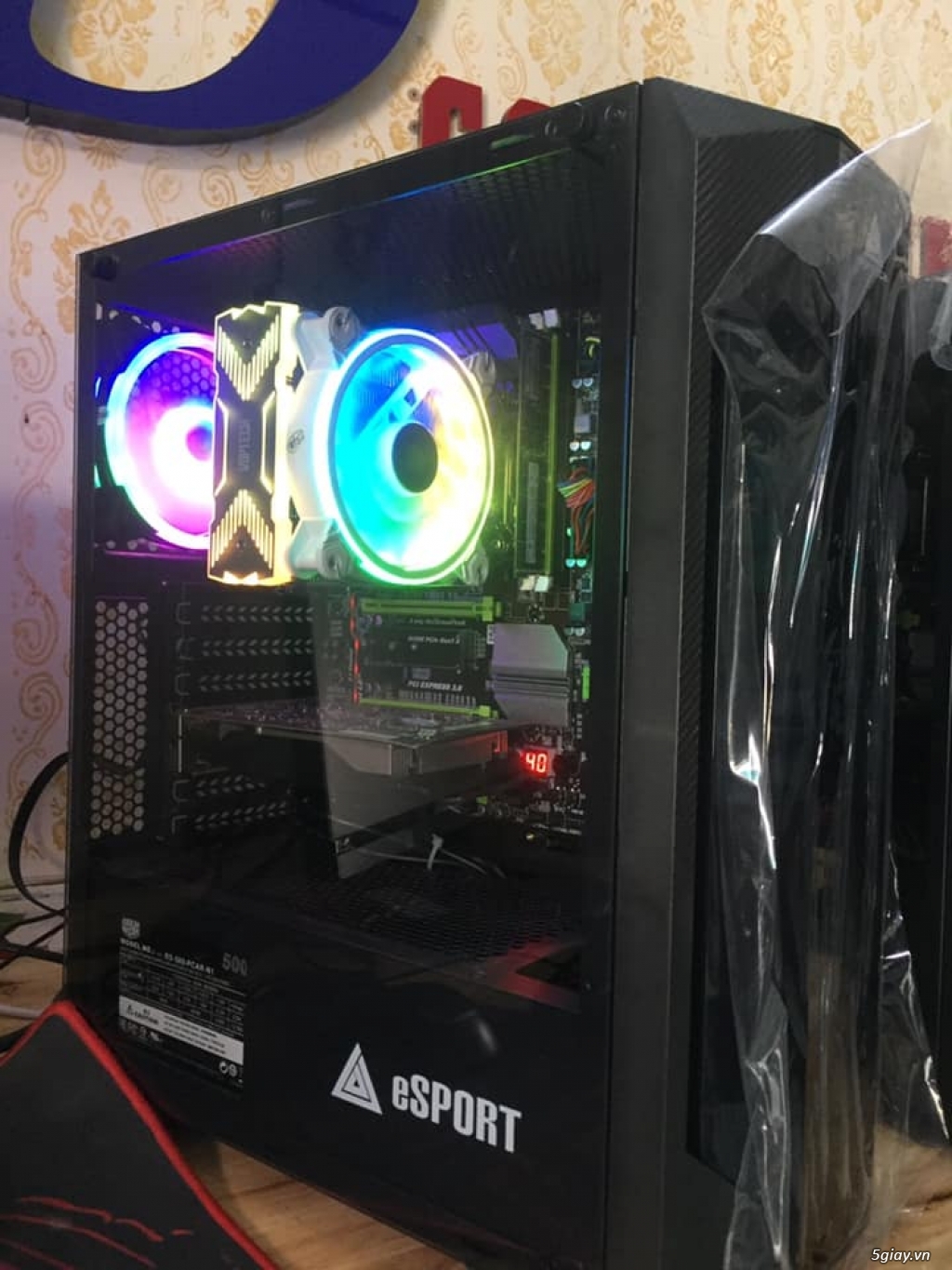 Thung E5-2670   8core .16theard  16g.ssd 128g gtx1050ti 4gd5 case new
