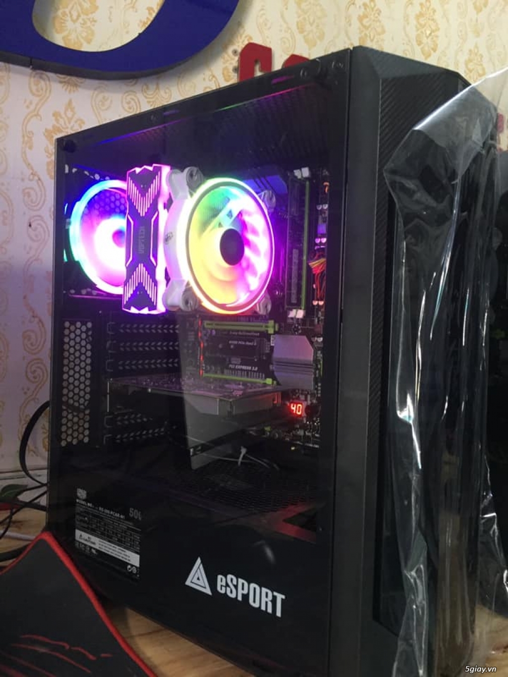 Thung E5-2670   8core .16theard  16g.ssd 128g gtx1050ti 4gd5 case new