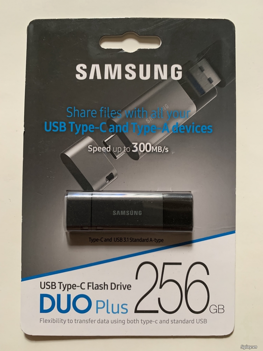 Bán usb samsung Duo Plus 2 đầu TypeC 64Gb Hàng nguyên seal trong vĩ