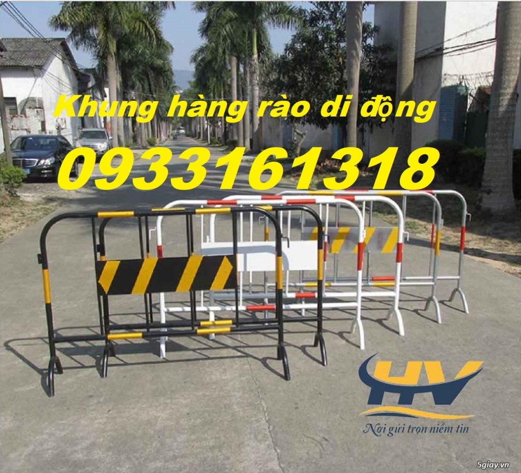 Khung hàng rào chắn di động, hàng rào barie, hàng rào bảo hộ